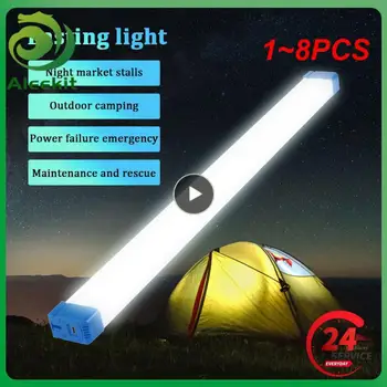 1 ~ 8PCS нощна светлина висяща магнитна настолна лампа безстепенна лампа за затъмняване акумулаторна аварийна светлина спалня външна преносима светлина