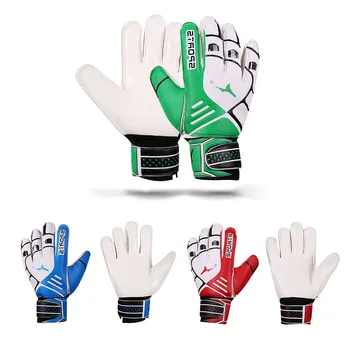 1 чифт вратарски ръкавици Футболни вратарски ръкавици Унисекс професионален футбол латекс пръст защита на ръцете за жени мъже