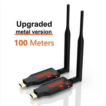 100M Безжичен Wifi HDMI удължител Видео предавател и приемник дисплей адаптер Сподели за Camrea Notebook PC към TV монитор 1080p
