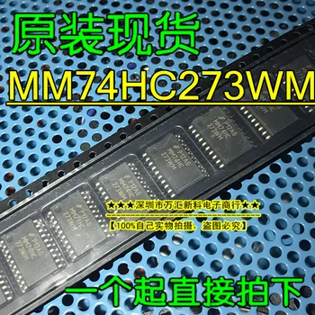 10pcs оригинален нов MM74HC273WM 74HC273WM SOP-20 флип-флоп чип голям размер 7