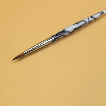 1pc Нова стоматологична лаборатория Порцеланова керамична хермелинова четка Pen #6