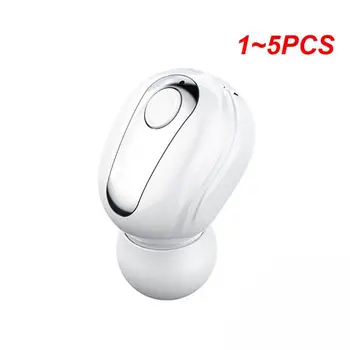 1~5PCS Мини безжична слушалка в ухото с микрофон Слушалки за свободни ръце за слушалки за всички телефони Спорт 5.0