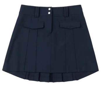 2023 Есен/Зима Ново южнокорейско голф облекло Дамски плисирана пола мода универсален дебел анти отблясъци къса пола панталони