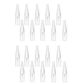 20Piece Clear Small празен нос спрей бутилка за многократна употреба фина мъгла пръскачки за пътуване 10ML