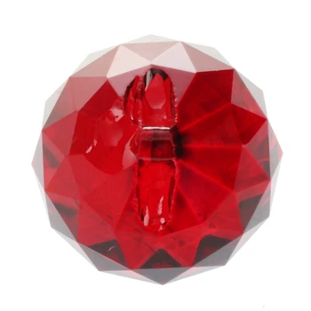 2Pcs 30Mm червени кристални топки призми