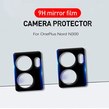 2pcs 3D извито закалено стъкло Защитно покритие на обектива на задната камера за OnePlus Nord N300 One Plus nordn300 5G калъф за защита на обектива