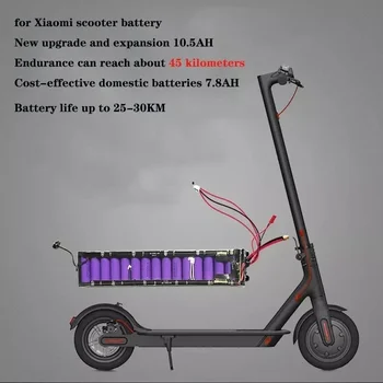 36V 7.8ah / 10.5ah 10S3P 18650 батерия с APP за Xiaomi M365 Ninebot Segway скутер Ebike велосипед вътре с 20A BMS