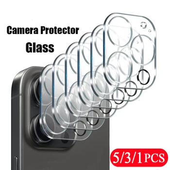 5/3/1pcs Обектив за камера за iphone 15 pro max 14 plus Протектор за камера iphone 13 mini 12 11 капак защитен Протектор за филмов екран