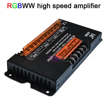 5 CH RGB + CCT високоскоростен усилвател 5V 24V 12V 50A синхронизация на сигнала Ретранслатор контролер за 5 в 1 RGBWW LED лента, модули