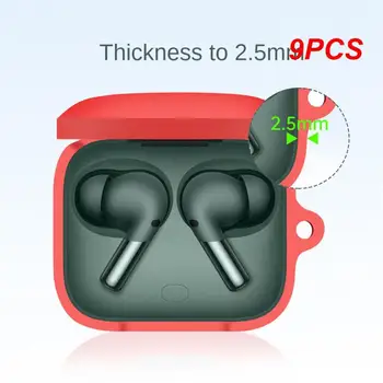 9PCS Защитен калъф Oneplus Buds 2 Калъф за слушалки Protector Shell за Plus Bus Pro2 силиконови калъфи