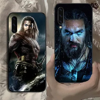 Aquaman Smart мобилен мобилен телефон случай за Samsung Забележка 9 10 20 Plus Pro Ultra J6 J5 J7 J8 черен мек телефон капак Funda