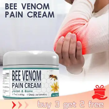Bee Venom Съвместния крем облекчава болката Лумбален гръбначен стълб Ръка Foot Plaster Съвместно рамо и шия Болка Масаж Care Cream Health Care
