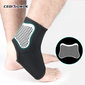 CEOI GWOK Sport глезена подкрепа компресия каишка ахилесово сухожилие скоба петата навяхване защита компресия ръкав крак глезена чорапи