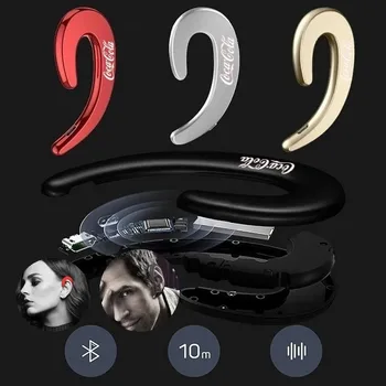 Coca Cola Exclusive Design Commemorative Edition Леки безжични Bluetooth слушалки с вградени микрофонни спортни слушалки