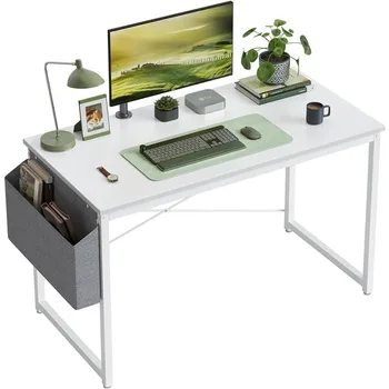 Cubiker компютърно бюро 40 инчов домашен офис писане проучване бюро, модерен прост стил лаптоп маса