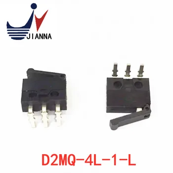 D2MQ-4L-1-L Тънък ляв лакът 3-пинов превключвател за откриване с преса за нулиране на границата на движение на дръжката