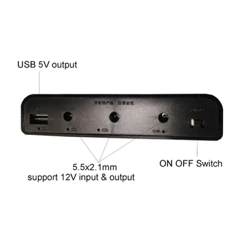 DIY 6x18650 за калъф за Shell Portable външна кутия без Powerbank протектор USB 5V 2A fo