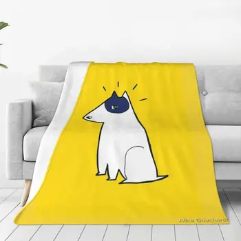 Dog 571 Одеяло Bedspread на леглото на открито диван покритие крал размер