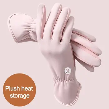 Fingers Open Warm Women Gloves Colorful Winter Autumn Full Finger Gloves Keep Warm Touch Screen Mittens