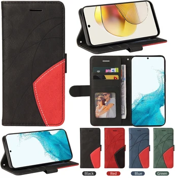 for OPPO Realme C33 Case Cover coque Flip Wallet Калъфи за мобилни телефони Обхваща чанти Sunjolly за OPPO Realme C33 случаи