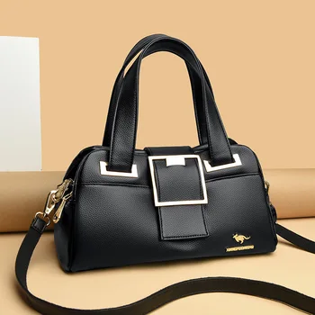 Ho Продажба Дамски чанти за рамо Моден дизайнер чанта Случайни рамо черно MessengerBag Sac Femme