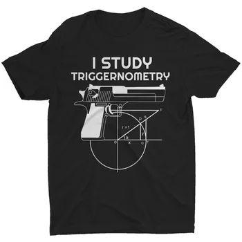 I Проучване Triggernometry Мъжка тениска Pro Gun 2-ра поправка Смешна мъжка риза Tee