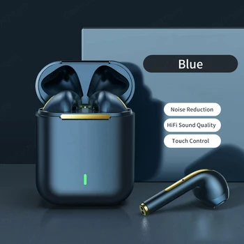 J18 безжични Bluetooth слушалки ухо кука в ухото слушалки спортни слушалки за намаляване на шума водоустойчив стерео HiFi с микрофон