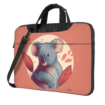 Koala лаптоп чанта прост кръг водоустойчив за Macbook Air Pro Lenovo преносим калъф 13 14 15 15.6 Kawaii торбичка