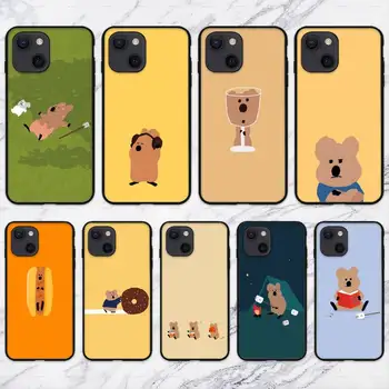 Korean Koala D-Dinotaeng калъф за телефон за iPhone 11 12 Mini 13 14 Pro XS Max X 8 7 6s Plus 5 SE XR Shell