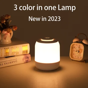 LED нощна лампа за докосване Настолна лампа Нощна лампа Лампа за спалня със сензор за допир Преносима настолна лампа Светлина за деца Подаръци