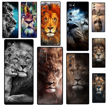 Lion Head Case за Samsung Galaxy S23 Ultra S21 S20 FE S8 S9 S10 Note 10 Plus Note 20 S22 Ultra Cover