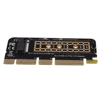 M.2 Nvme SSD към PCI-E X16 конверторна карта NGFF M-Key M.2 Pcie PCI-Express X4 / X8 / X16 HDD твърд диск твърдотелен диск адаптер карта