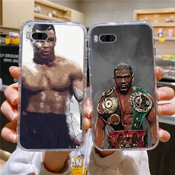 M-Mike T-Tyson Boxer Man Калъф за телефон за Huawei Mate P10 P20 P30 P40 P50 Smart Z Honor 50 60 70 Pro Lite прозрачен калъф