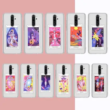 MaiYaCa Aya Takano Tarot Card Калъф за телефон за Samsung A51 A52 A71 A12 за Redmi 7 9 9A за Huawei Honor8X 10i Ясен калъф