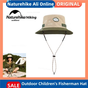 Naturehike Детска рибарска шапка Слънцезащита Лека кофа шапка Удобна дишаща външна къмпинг сенник шапки