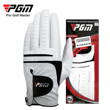 PGM Ръкавици за голф от овча кожа Мъжки спортни ръкавици Дишащи и неплъзгащи се единични 1бр
