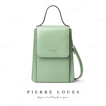 Pierre Louis 2023 пролет PU дамска чанта Корейски многофункционални мобилен телефон чанта проста мода рамо чанта пратеник чанти