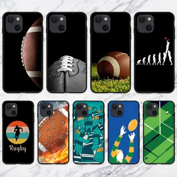 rugby sport Калъф за телефон за iPhone 11 12 Mini 13 Pro XS Max X 8 7 6s Plus 5 SE XR Shell