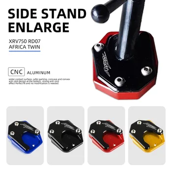 Side Stand Kickstand Support Pad Support Shell FOR Honda XRV750 RD07 Africa Twin Foot Side Stand Pad Plate Enlarger Extension