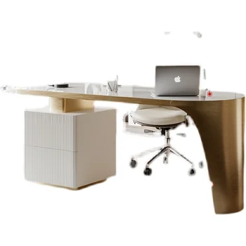 Simple модерен кабинет бюро, луксозен стил дизайнер офис бюро