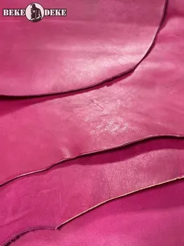 Soft измити растителни дъбени кожа материал нов цвят дебел 1.4mm плат парче естествена кожа занаят DIY чанта аксесоари