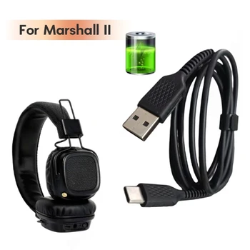 USB Type-C кабел за зареждане за Marshall II Bluetoothсъвместим безжични геймърски слушалки Захранване на слушалки