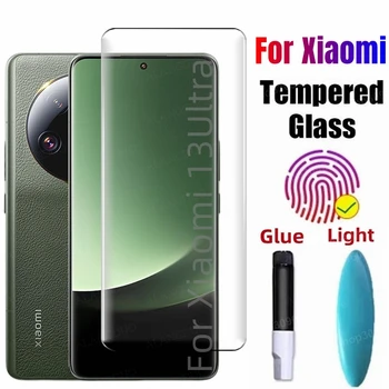 UV закалено стъкло за Xiaomi 13 Ultra 13 Pro 13 Lite пълно лепило екран протектор за Xiaomi 12 Pro 11 Pro 11 Ultra 13 Ultra стъкло