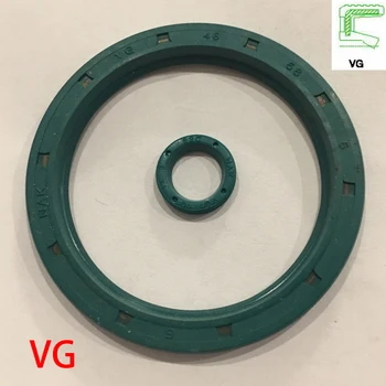 VG 25 * 35 * 4 25x35x4 28 * 35 * 4 28x35x4 зелен NBR нитрил каучук жлеб единична устна външна резба Rotaroty скелет уплътнение масло печат