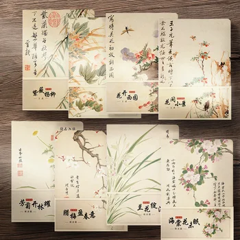 Vintage Guochao дневник наръчник китайски стил студент бележник голи творчески антични Guo стил Бен дневен плановик седмичен плановик