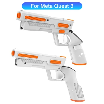 VR контролер Дръжки адаптер за Meta Quest 3 фалшив пистолет Засилено FPS Gaming стрелба опит за Meta Quest 3 аксесоари