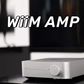 WiiM AMP Multi-Room Streaming Amplifier с AirPlay2, Chromecast, HDMI, Amazon Music, Tidaland повече - Deep Sky Gray