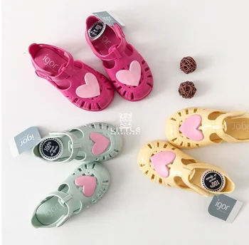 Бебешки момичешки желирани обувки Римски плажни обувки