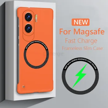 Без рамки магнитен Magsafe тънък калъф за чест 90 Lite Pro Honor90 Lite Pro безжично зареждане твърд заден капак