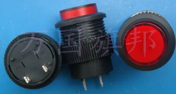 Безплатна доставка.Диаметър 16 мм бутон превключвател кръгъл превключвател R16 - 503 червено заключване